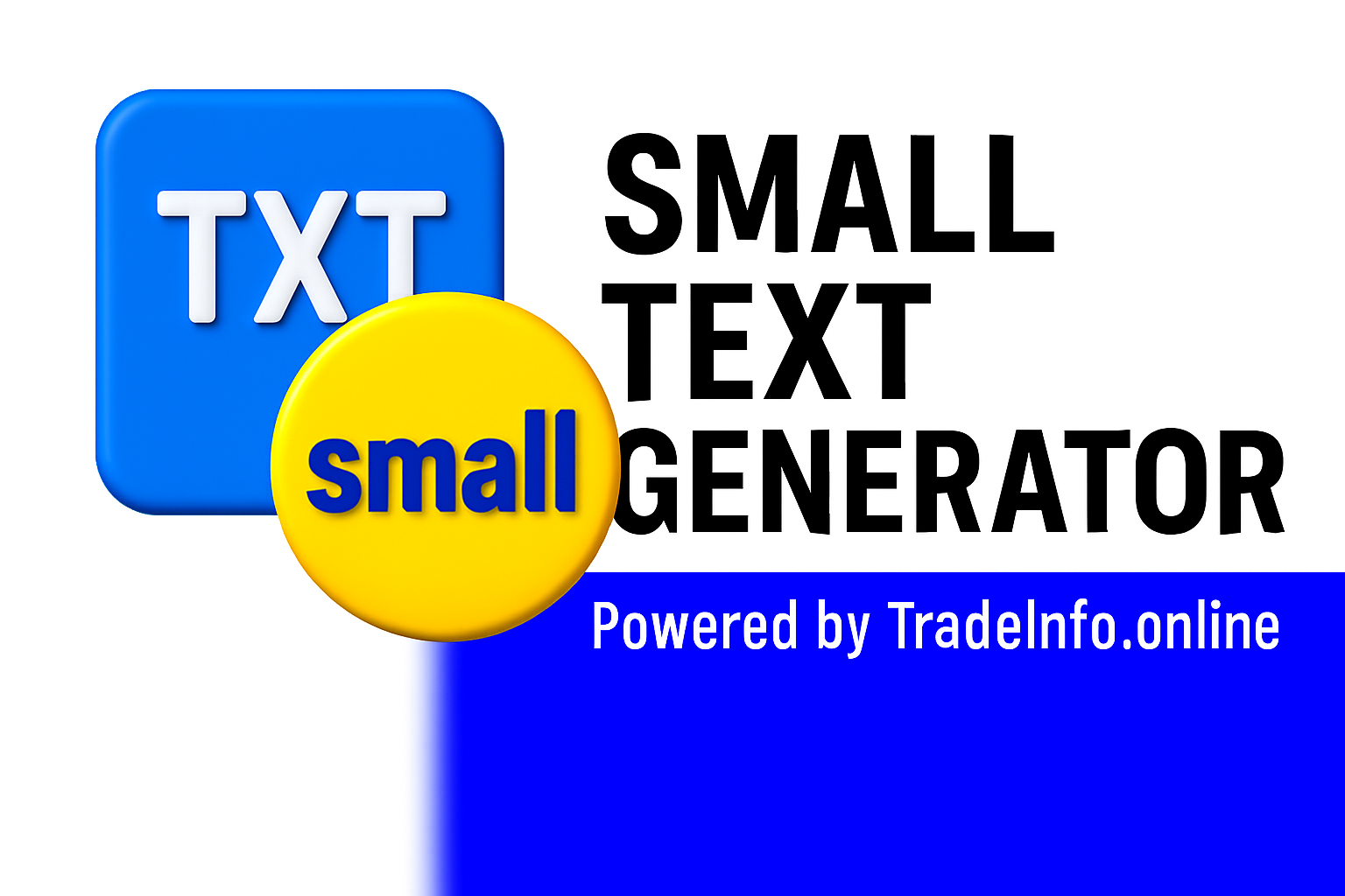 Small Text Generator is a powerful tool designed to quickly create or produce its respective outputs with ease